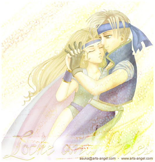 celes chere, locke cole, final fantasy, final fantasy vi, tagme, 1990s (style)