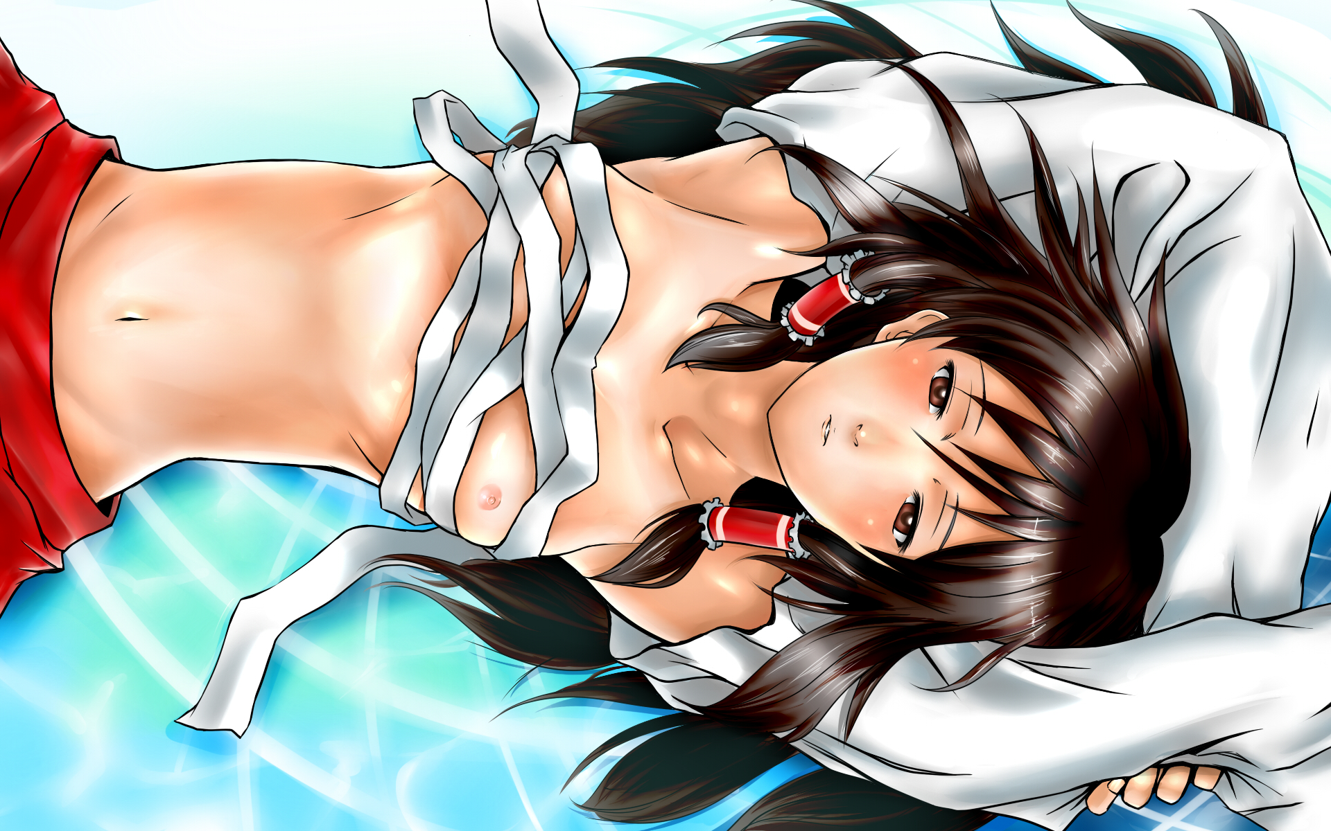 Rule34 – If it exists, there is porn of it / copycat (dryfood), copycat (homura), reimu hakurei / 112228