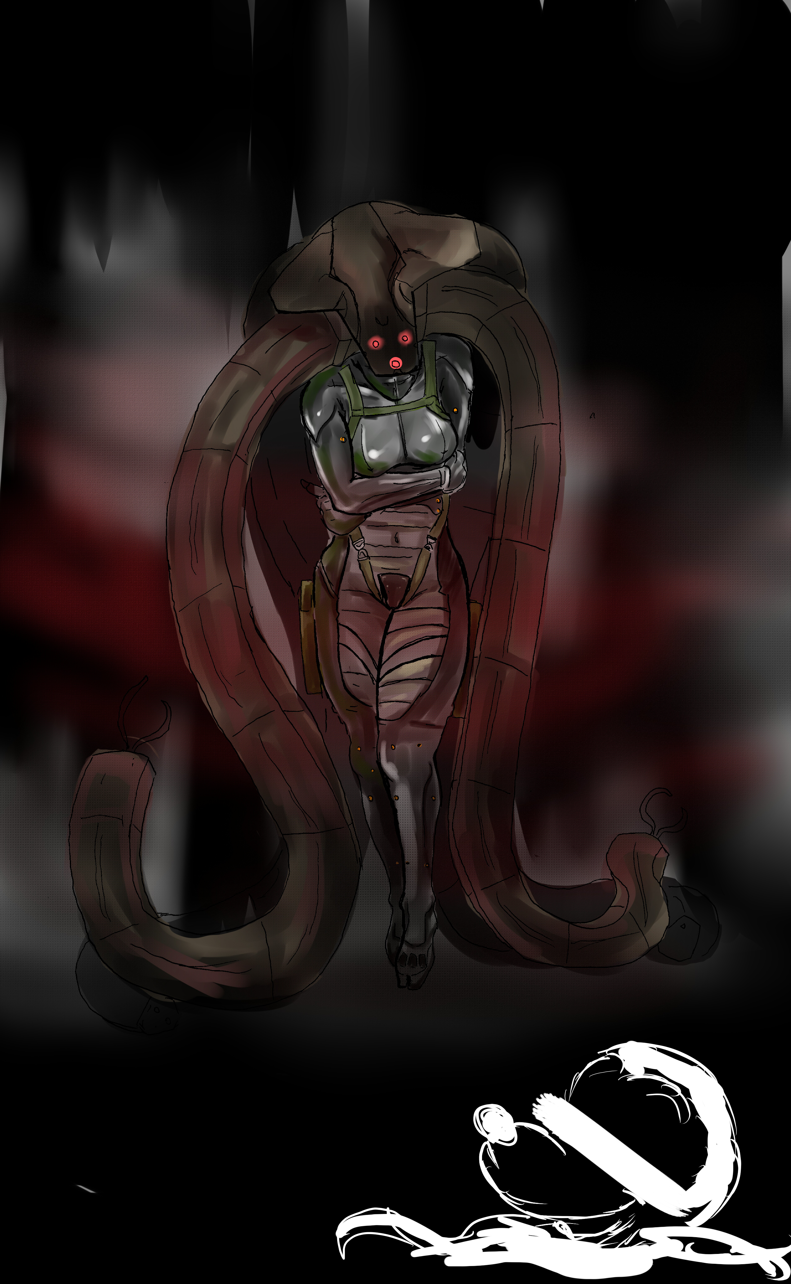 laughing octopus, metal gear (series), metal gear solid, metal gear solid 4: guns of the patriots, absurdres, bad id, bad pixiv id, highres