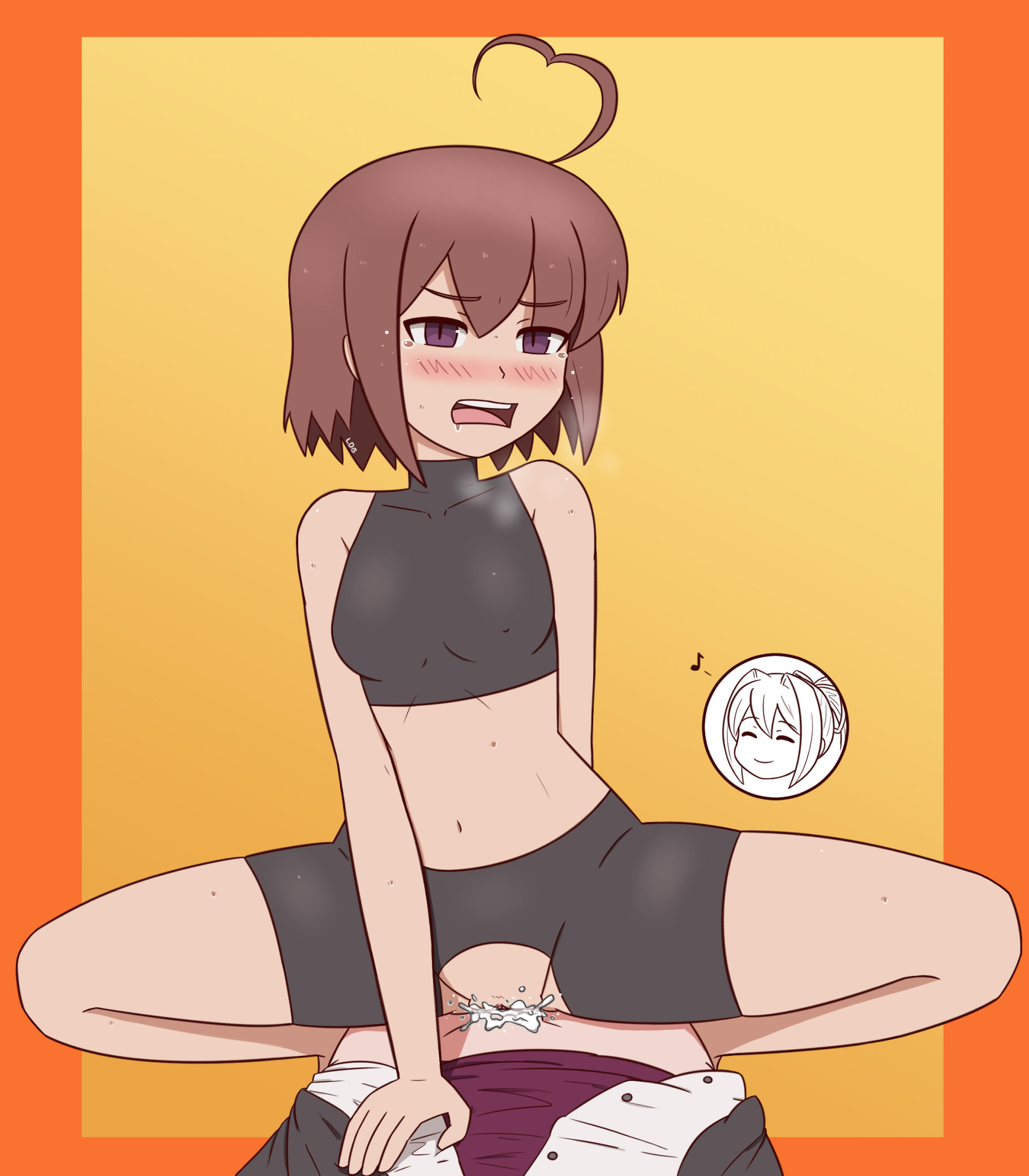 leud, linne (under night in-birth), yuzuriha (under night in-birth), under night in-birth, tagme, cum, cum in pussy, vaginal