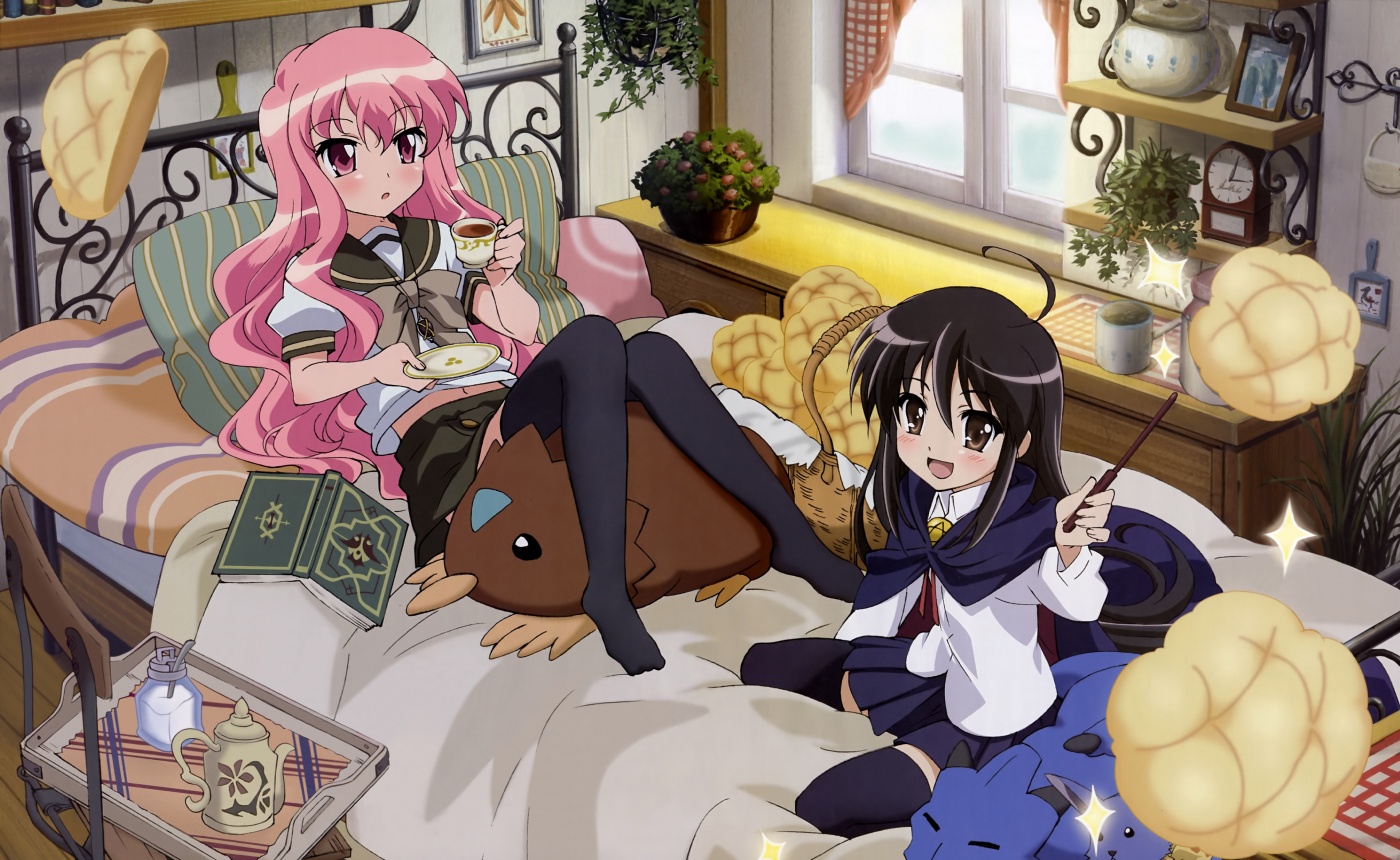 louise francoise le blanc de la valliere, shana, shakugan no shana, zero no tsukaima, artist request, 00s, crossdressing, crossover, tsundere