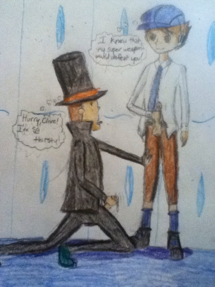 Rule34 – If it exists, there is porn of it / clive, future luke, hershel layton, luke triton / 112840