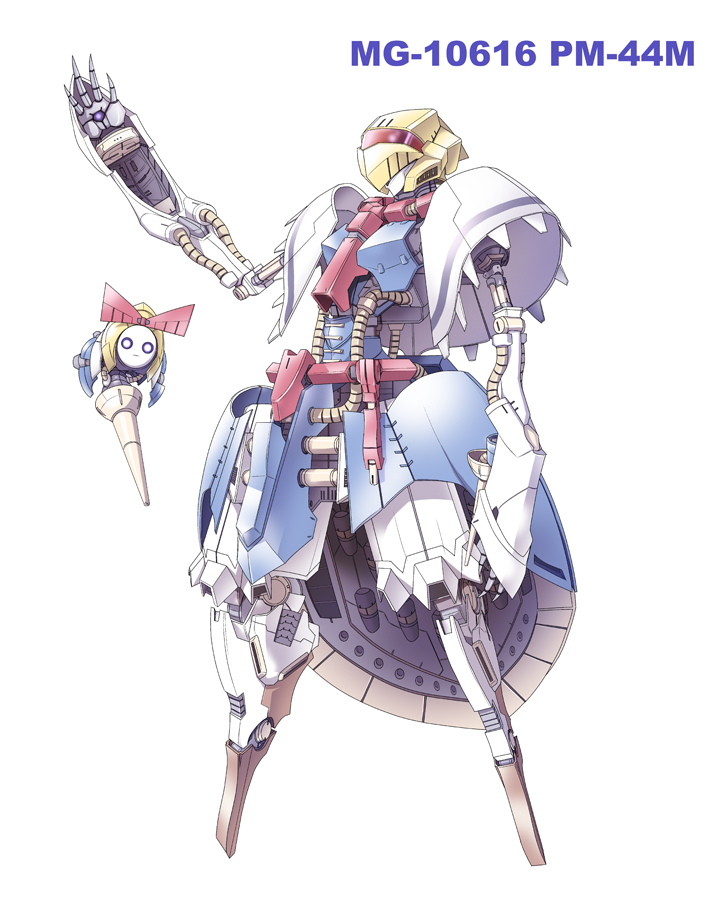 nekoguruma, alice margatroid, shanghai doll, touhou, 2girls, female focus, full body, mecha, mechanization, multiple girls, robot, simple background, white background