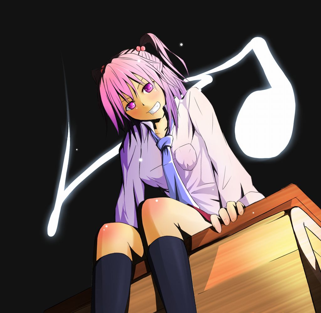 meso-meso, meso (pixiv), onozuka komachi, touhou, bad id, 1girl, female focus, ghost, school uniform, serafuku, short hair, solo