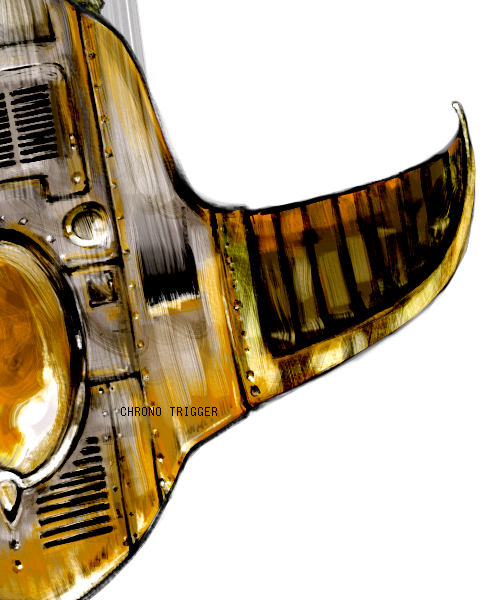 kuruuya, epoch, chrono (series), chrono trigger, square enix, bad id, bad pixiv id, 1990s (style), machinery, no humans, retro artstyle, simple background, solo, white background