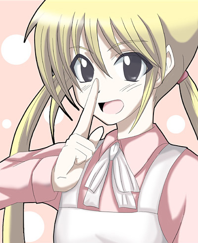 azumaya hironaru, sanzen'in nagi, hayate no gotoku!, bad id, bad pixiv id, lowres, 00s, blonde hair, solo, twintails