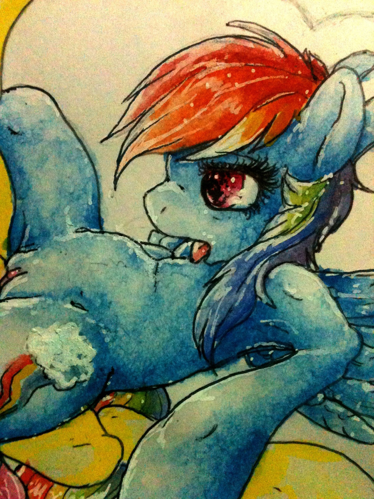 Rule34 – If it exists, there is porn of it / fluttershy (mlp), rainbow dash (mlp) / 114129