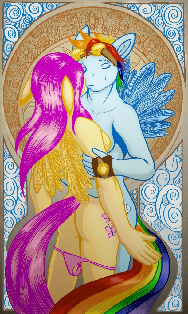 Rule34 – If it exists, there is porn of it / boneitis, fluttershy (mlp), rainbow dash (mlp) / 114192