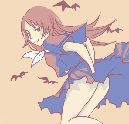 kamura reiri, kaibutsu oujo, lowres, source request, 00s, bat (animal), vampire