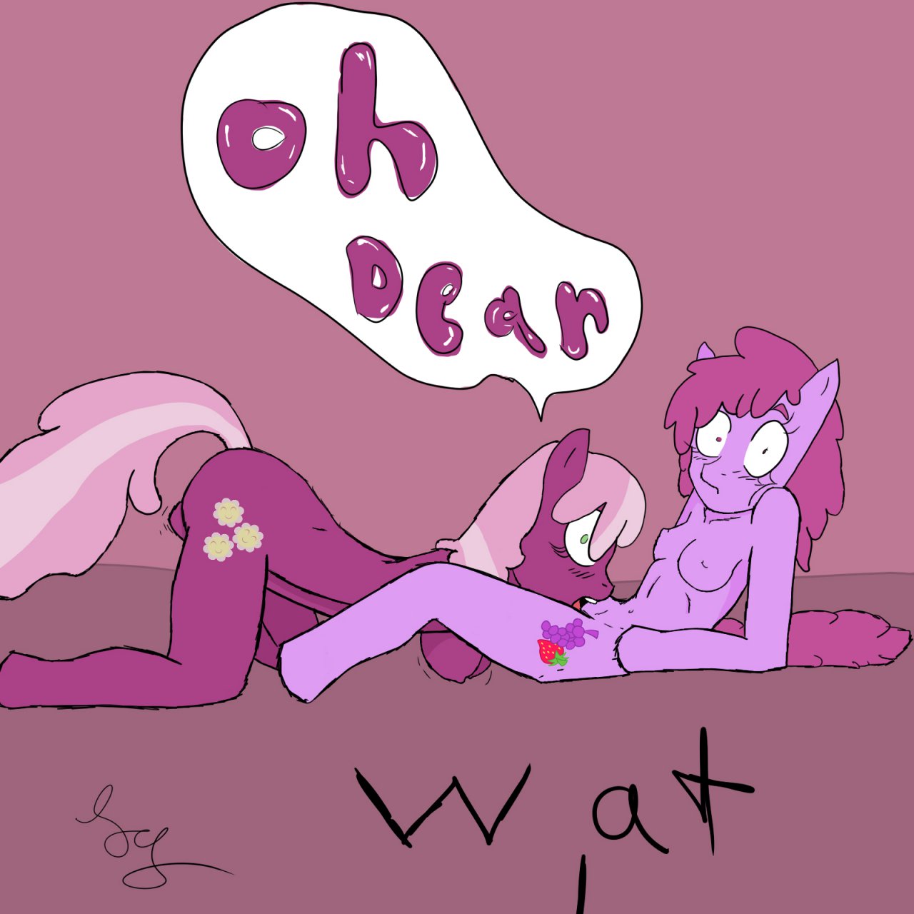 Rule34 – If it exists, there is porn of it / wateris, berry punch, cheerilee / 114273