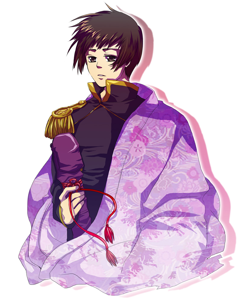 mushi kei, japan (hetalia), axis powers hetalia, bad id, bad pixiv id, 00s, 1boy, brown eyes, brown hair, japanese clothes, male focus, short hair, solo
