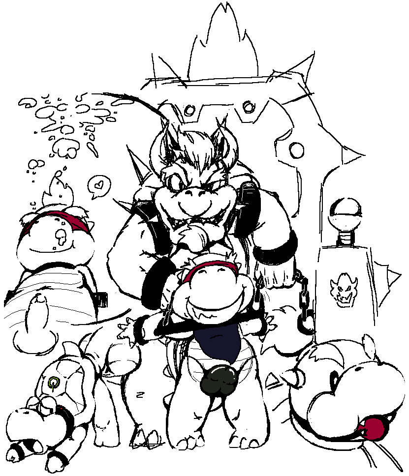 Rule34 – If it exists, there is porn of it / bowser, bowser jr, koopa, koopa troopa / 114321