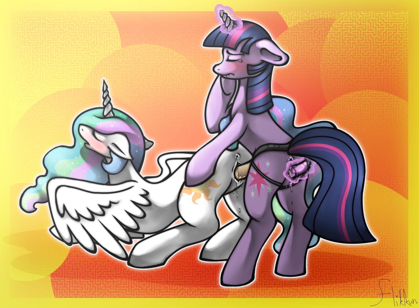 Rule34 – If it exists, there is porn of it / princess celestia, twilight sparkle (mlp) / 114509