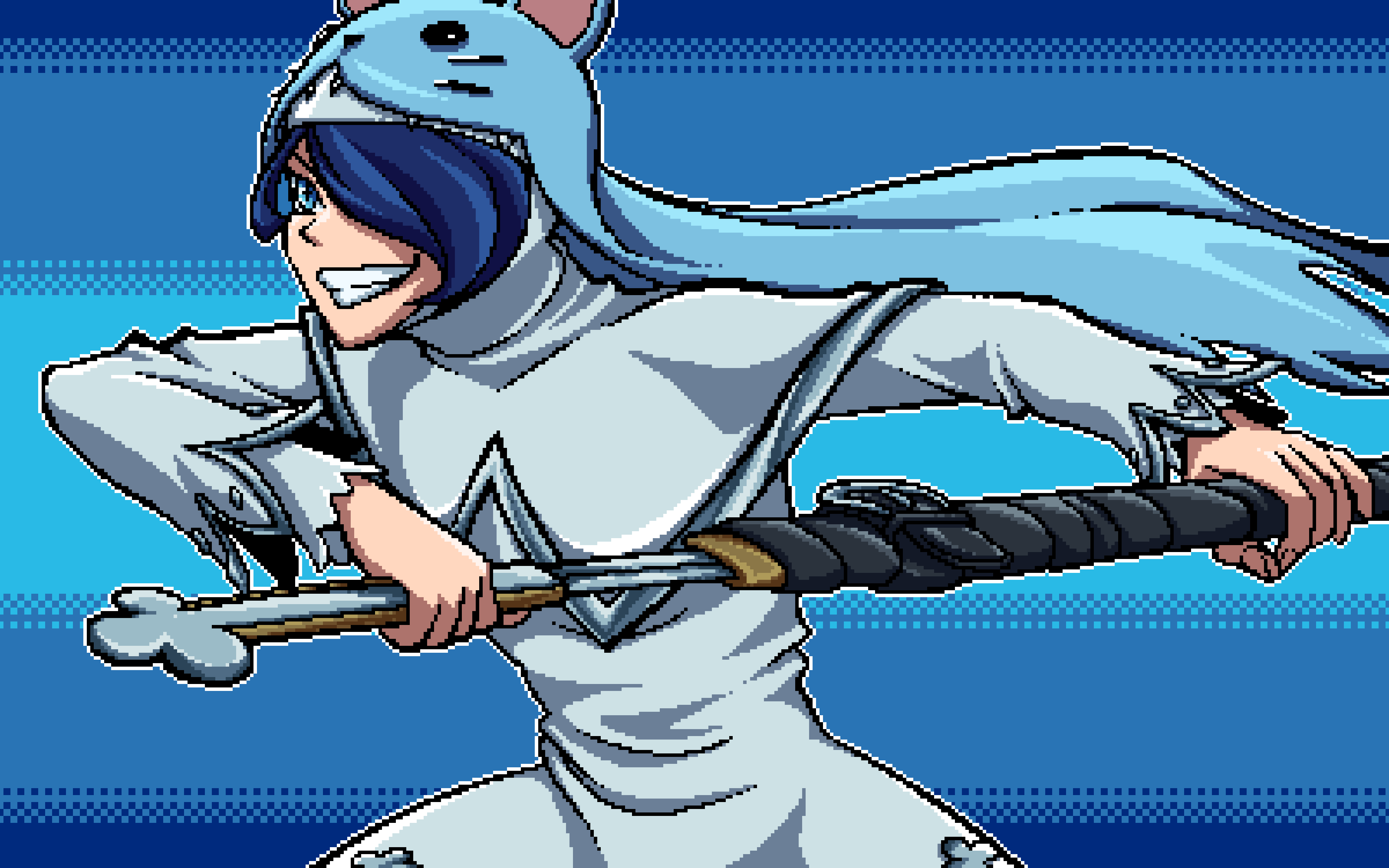 sistermon ciel, digimon, animal hat, digimon (creature), hat, latedawn, mouse hat, nun
