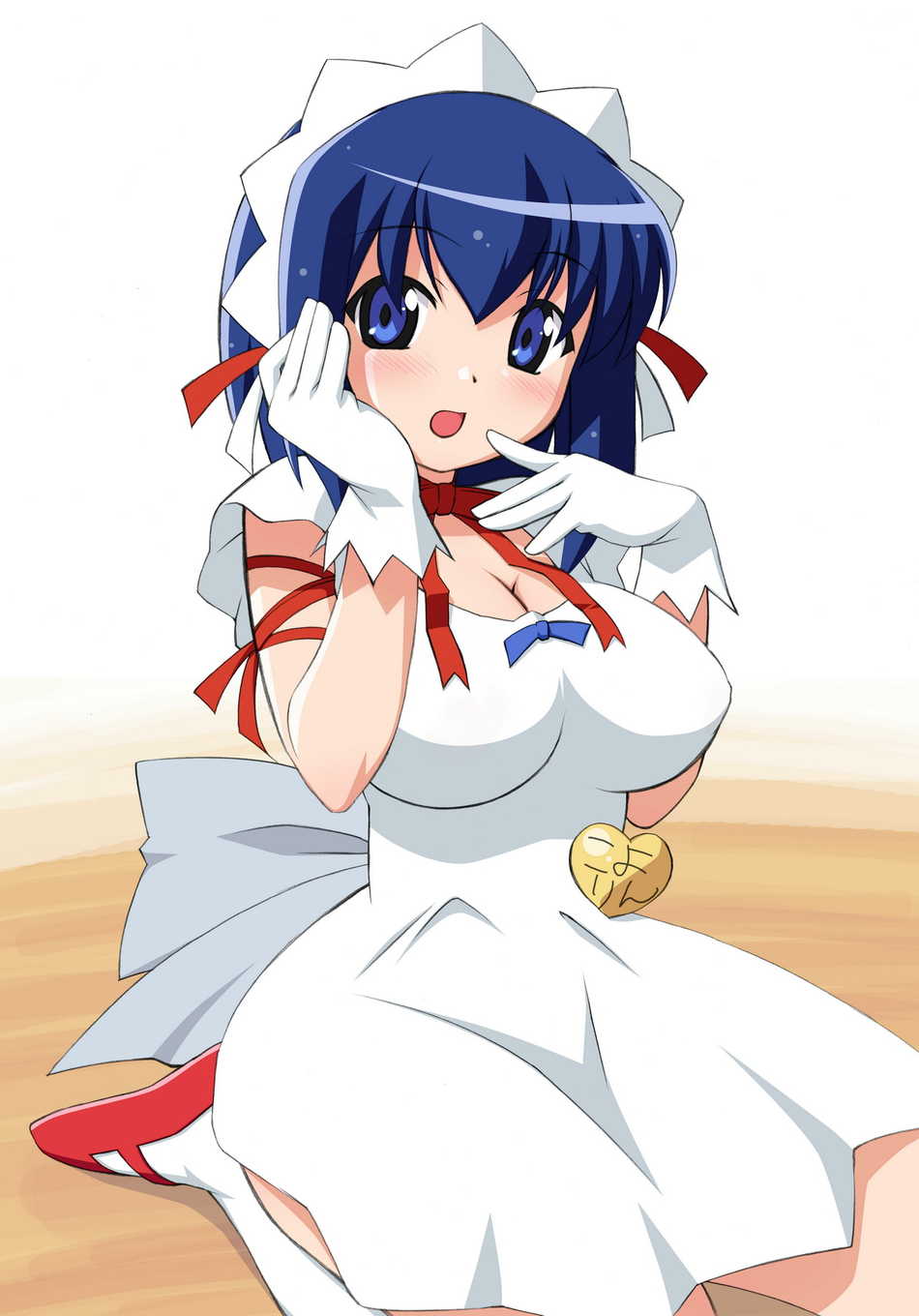 kokubunji koyori, nurse witch komugi-chan, highres, tagme, 00s, apron, maid, maid apron