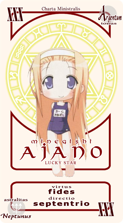 minegishi ayano, lucky star, mahou sensei negima!, tagme, pactio, parody, solo, swimsuit
