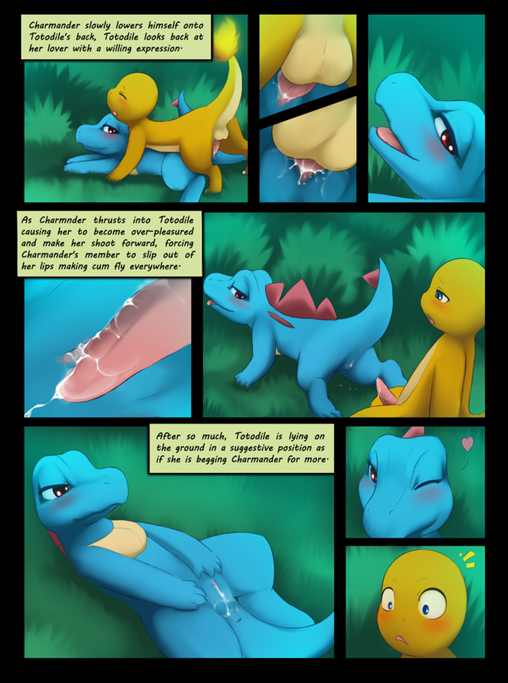 Rule34 – If it exists, there is porn of it / darkmirage, charmander, totodile / 115021