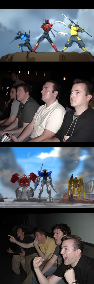 gundam, gundam 00, long image, tall image, 00s, 4koma, comic, gaijin 4koma (meme), meme
