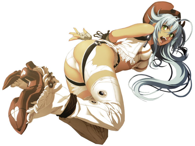 nishii (damnedrive), franco il nero, nitroplus, zoku satsuriku no django, 1girl, ahoge, arms behind back, ass, bdsm, blue hair, bondage, boots, bound, breasts, covered erect nipples, cowboy hat, cowboy western, fangs, female focus, fingerless gloves, fringe trim, full body, gloves, green eyes, hat, long hair, medium breasts, midriff, open mouth, panties, solo, thighhighs, transparent background, underwear, white panties