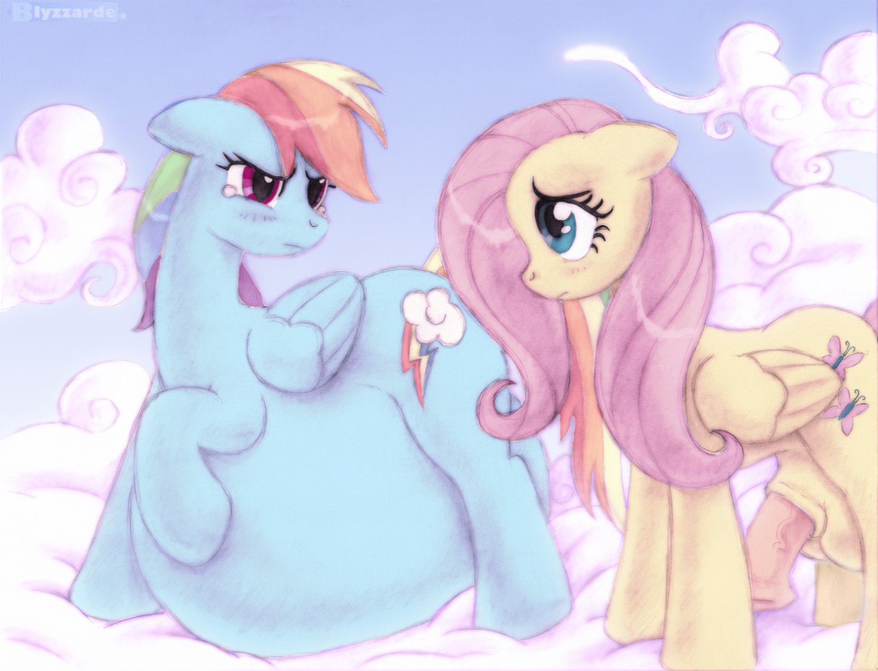Rule34 – If it exists, there is porn of it / blyzzarde, fluttershy (mlp), rainbow dash (mlp) / 115555