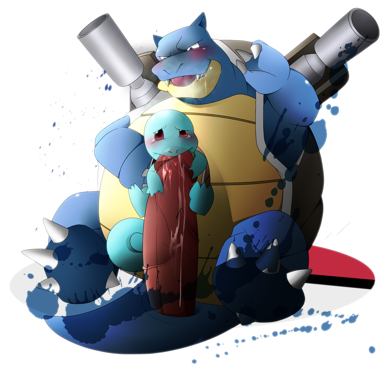 Rule34 – If it exists, there is porn of it / blastoise, pokemon (creature), squirtle / 115811