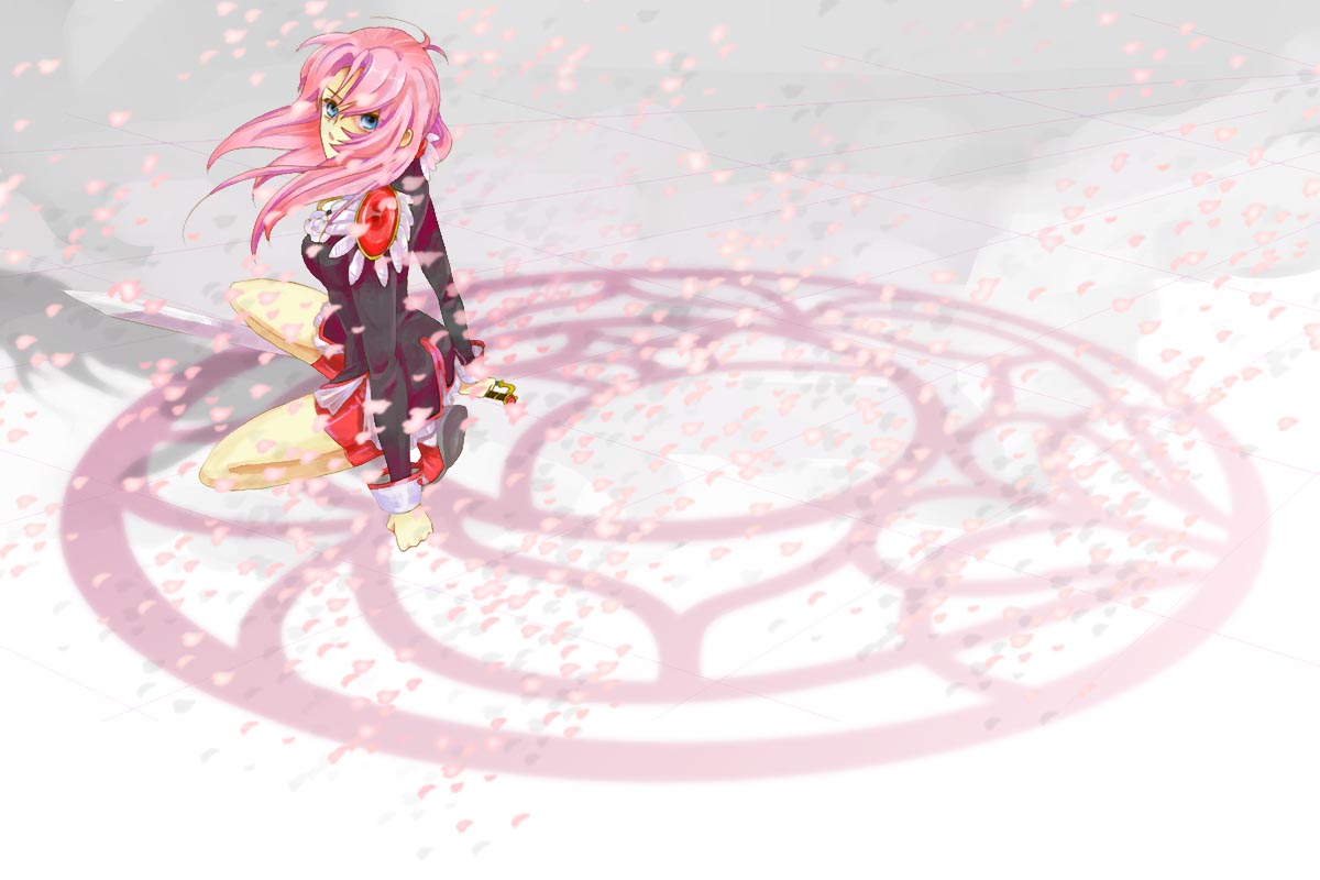 mosu, tenjou utena, shoujo kakumei utena, bad id, bad pixiv id, 1990s (style), petals, retro artstyle, solo, sword, weapon