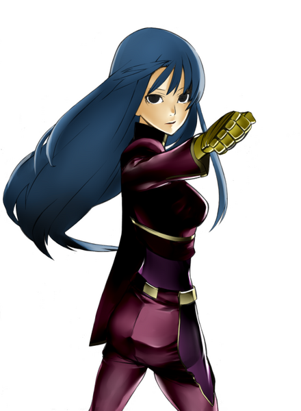 onigunsou, kula diamond, snk, the king of fighters, 1girl, blue hair, female focus, gloves, long hair, solo