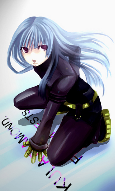kula diamond, snk, the king of fighters, 1girl, female focus, gloves, long hair, red eyes, solo