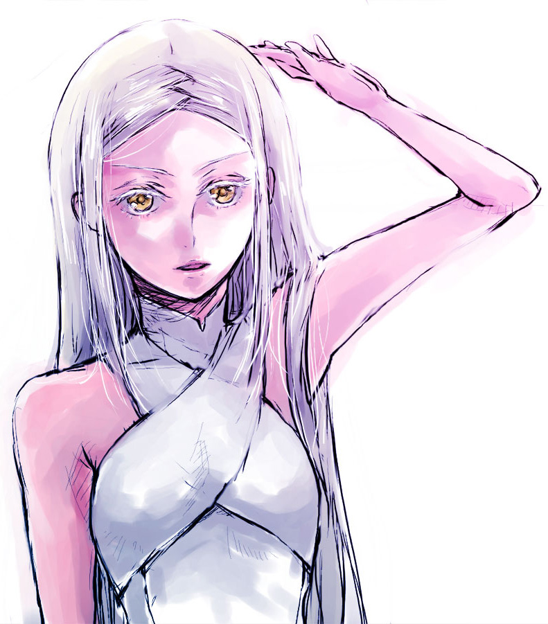 higi (rodriguez), soma peries, gundam, gundam 00, 00s, long hair, white hair, yellow eyes