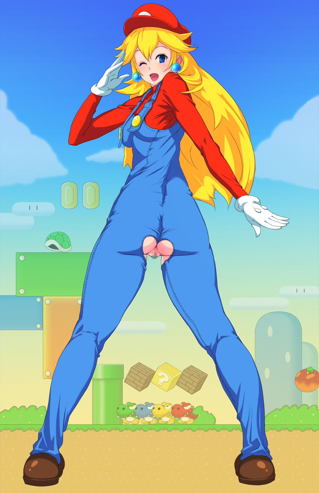 Rule34 – If it exists, there is porn of it / pink doragon, mario, princess peach, yoshi / 117306