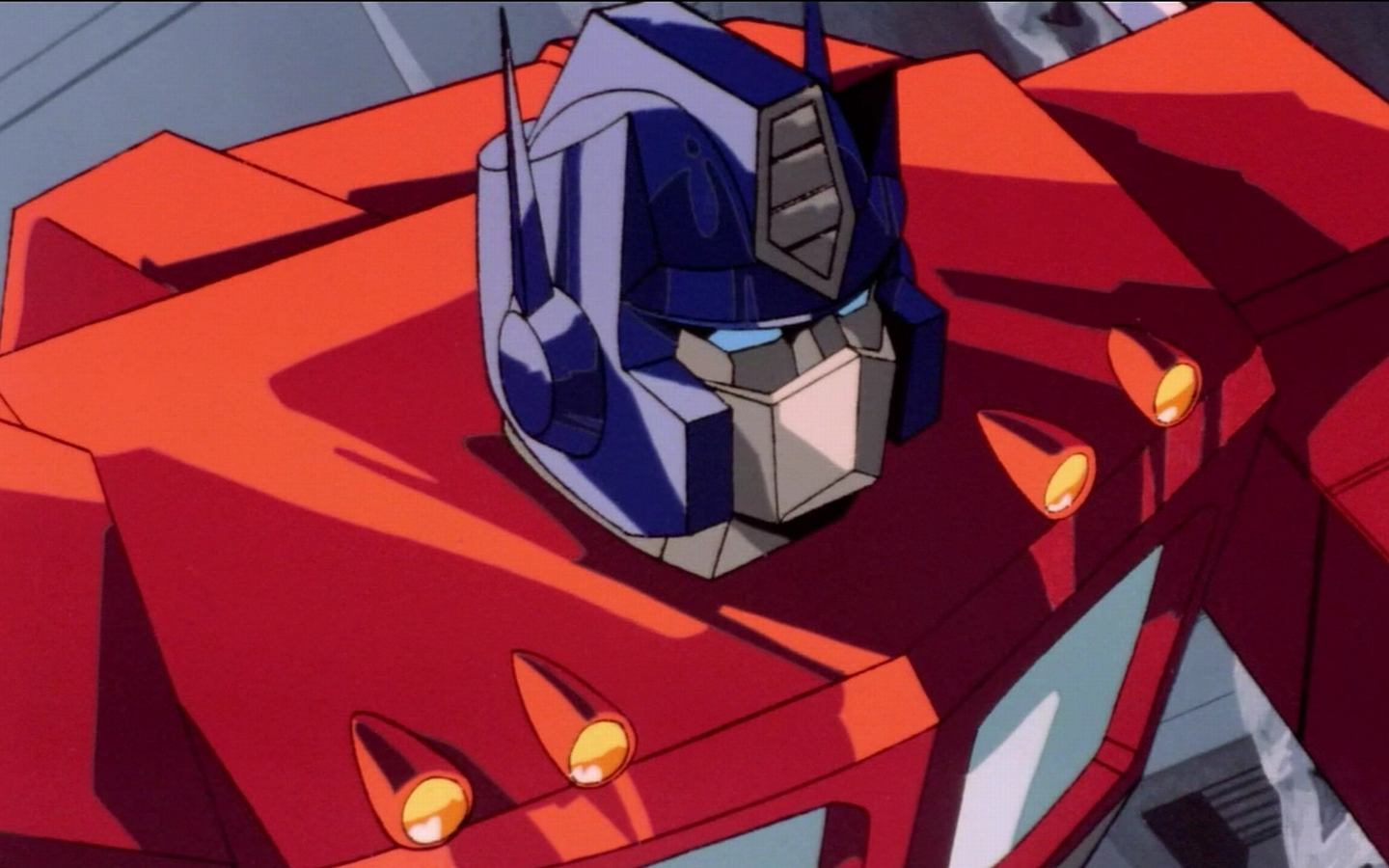 optimus prime, hasbro, transformers, alien, angry, autobot, mask, no humans, non-humanoid robot, robot, robot ears, soldier, solid eyes, solo, warrior