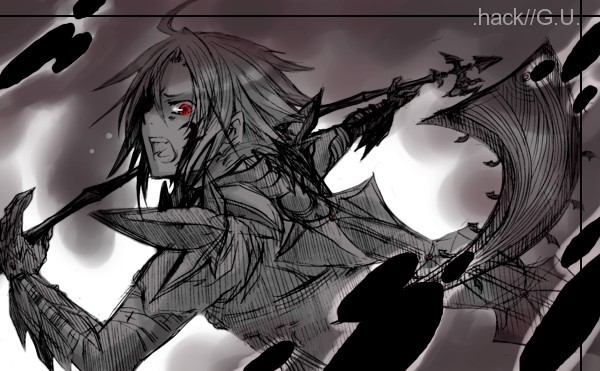 aida, hack, haseo, .hack//, .hack//g.u., bandai, cyber connect 2, 00s, red eyes, scythe