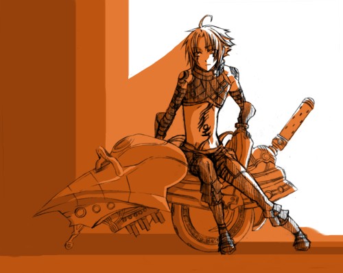 hack, haseo, .hack//, .hack//g.u., bandai, cyber connect 2, vehicle, lowres, 00s, gloves, motor vehicle, motorcycle