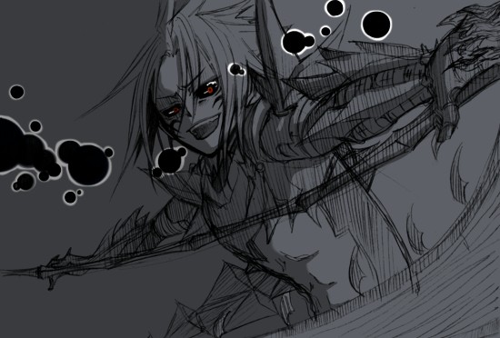 aida, hack, haseo, .hack//, .hack//g.u., bandai, cyber connect 2, 00s, armor, red eyes, scythe