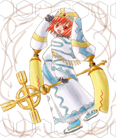 hack, mistral, .hack//, .hack//games, bandai, cyber connect 2, lowres, fang, robe, staff