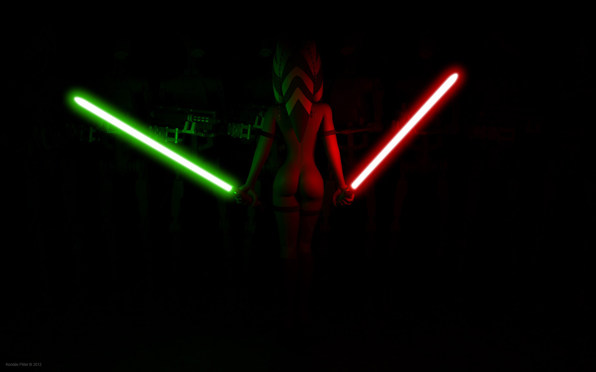 Rule34 – If it exists, there is porn of it / kondaspeter, kpeter32, ahsoka tano, b1 battle droid, battle droid, jedi, jedi padawan, togruta / 118508