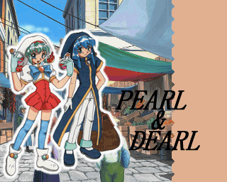 dearl aragonite, pearl aragonite, puchi carat, taito, lowres, brother and sister, gloves, hat, siblings, twins