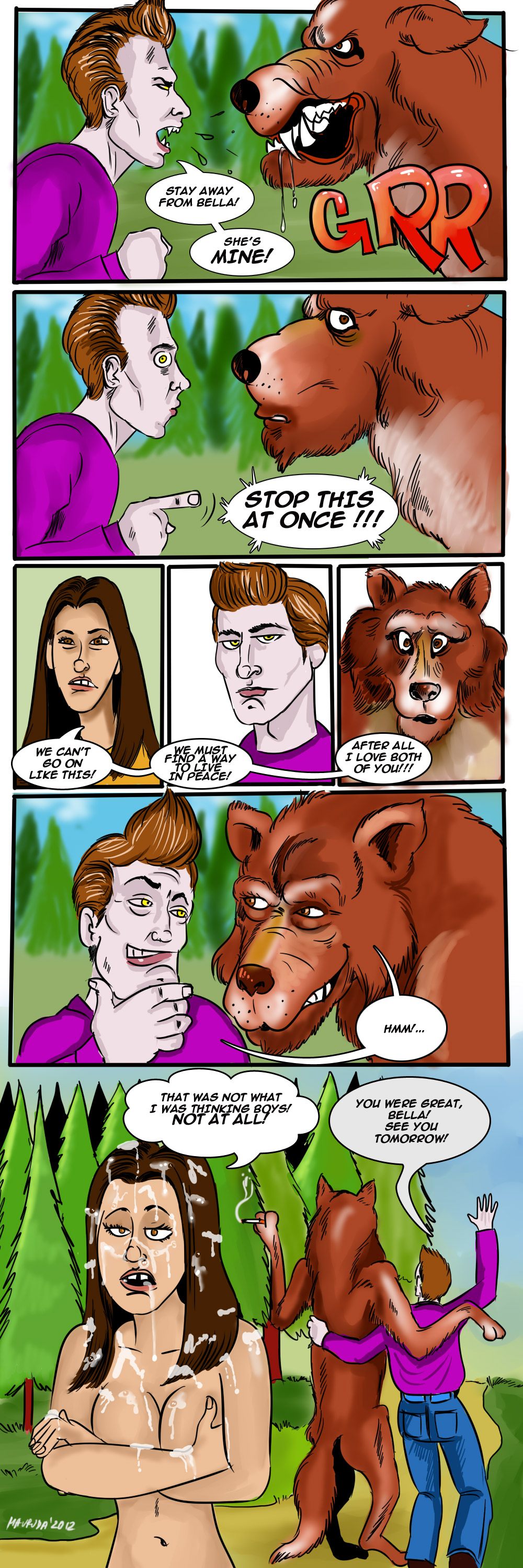 Rule34 – If it exists, there is porn of it / bella swan, edward cullen, jacob black / 118780