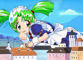 c-mond, puchi carat, taito, light green hair, lowres, 1girl, fairy, fairy wings, giant, giantess, jewelry, ring, wings