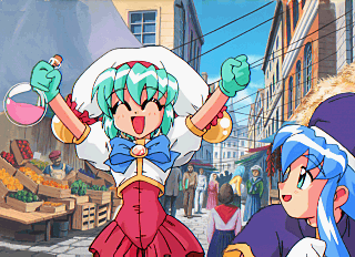 dearl aragonite, pearl aragonite, puchi carat, taito, lowres, bow, bowtie, brother and sister, hat, multiple girls, potion, siblings, twins