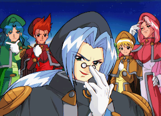 paz (puchi carat), puchi carat, taito, lowres, 5boys, blonde hair, glasses, gloves, hat, multiple boys, pink hair, red hair