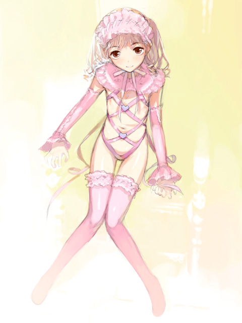 haimura kiyotaka, tagme, elbow gloves, gloves, loli, solo, thighhighs