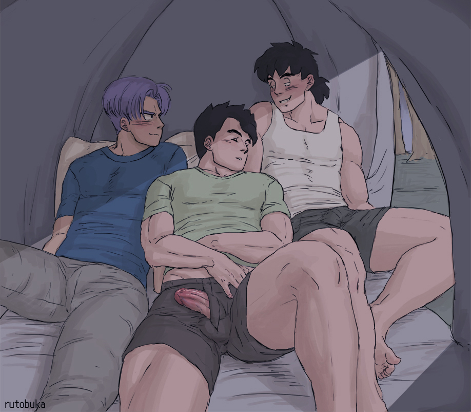 Rule34 – If it exists, there is porn of it / rutobuka, son gohan, son goten, trunks briefs / 119152