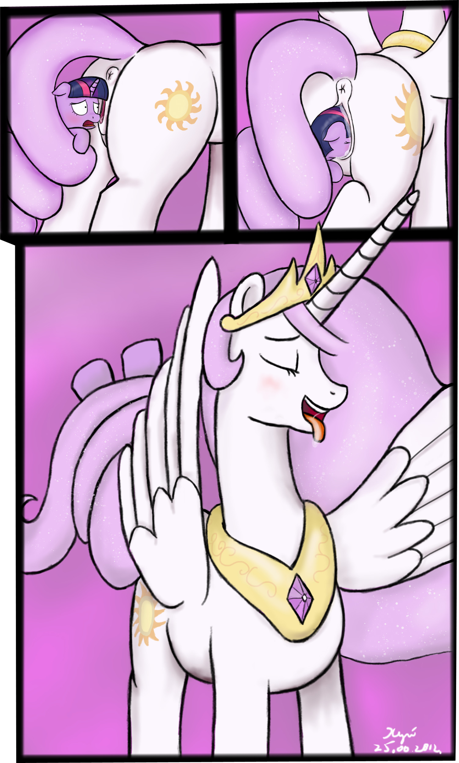 Rule34 – If it exists, there is porn of it / xyi, princess celestia, twilight sparkle (mlp) / 119426