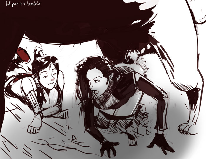 Rule34 – If it exists, there is porn of it / polyle, asami sato, korra, naga (avatar) / 119468