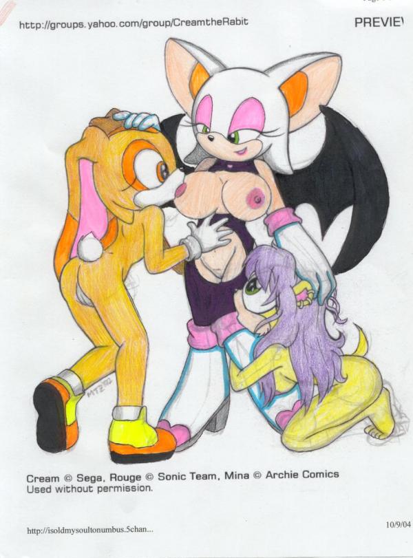 Rule34 – If it exists, there is porn of it / vkyrie, cream the rabbit, mina mongoose, rouge the bat / 119603