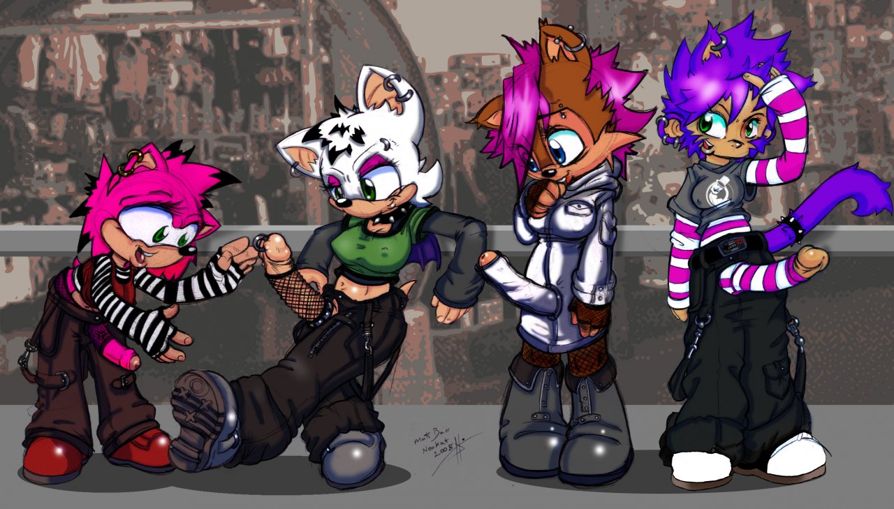 Rule34 – If it exists, there is porn of it / neokat, amy rose, rouge the bat, sally acorn / 119611