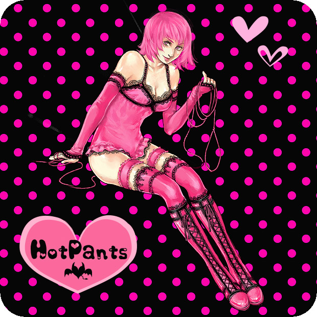 ayako usagi, hot pants (sbr), jojo no kimyou na bouken, steel ball run, 1girl, boots, breasts, cleavage, female focus, heart, lingerie, medium breasts, pink eyes, pink hair, rope, short hair, short shorts, shorts, solo, thighhighs, underwear