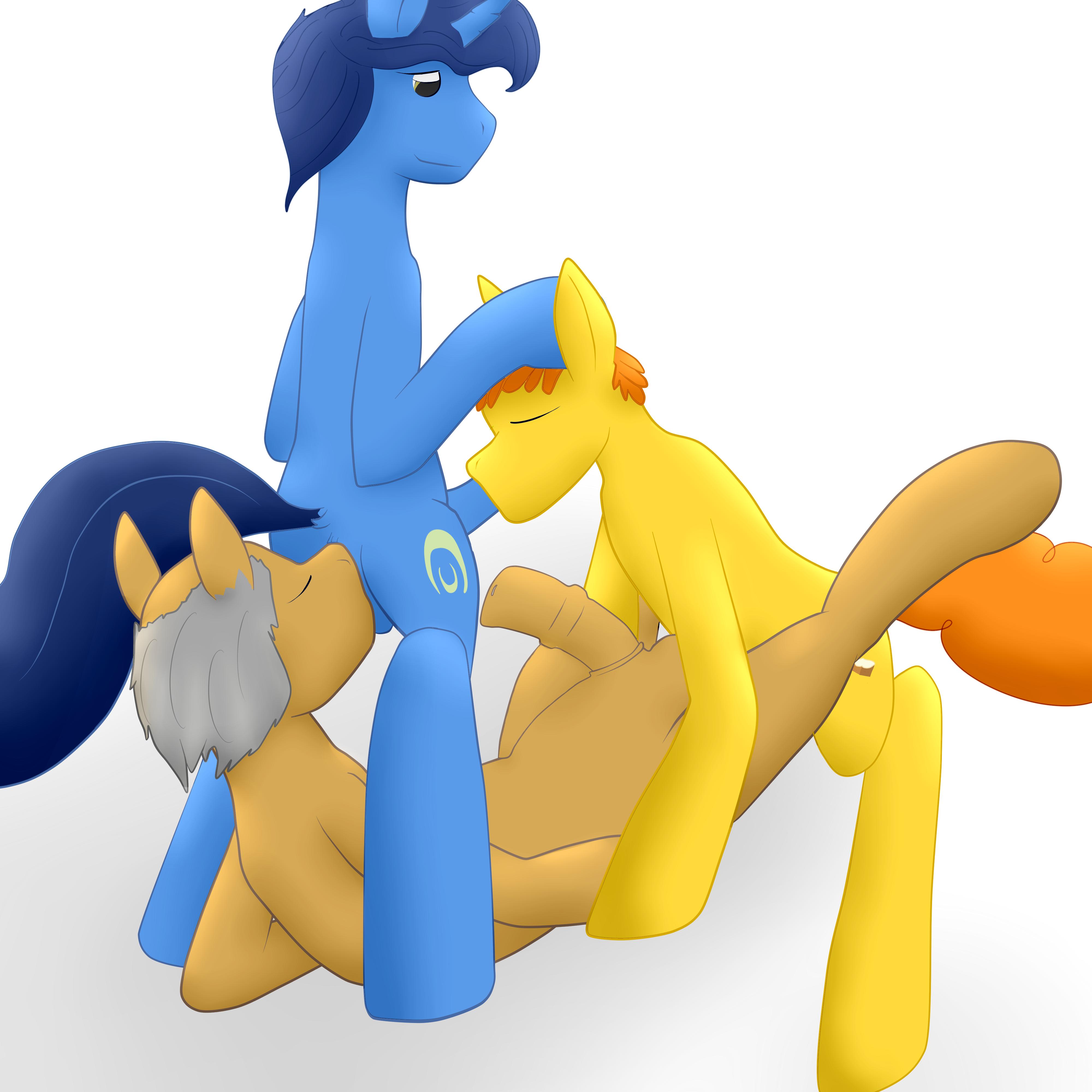 Rule34 – If it exists, there is porn of it / igneous rock pie (mlp), mr cake (mlp), night light (mlp) / 119996