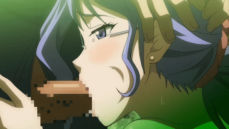daimon naoko, morishita wataru, kyonyuu hitozuma onna kyoushi saimin, t-rex (animation studio), animated, animated gif, tagme, 10s, 2016, age difference, arms up, breast press, breasts, censored, clothed male nude female, earrings, fellatio, glasses, hands on another's head, huge breasts, jewelry, lipstick, makeup, mature female, nude, older female and younger male, oral, principal and student, purple eyes, purple hair, sweat
